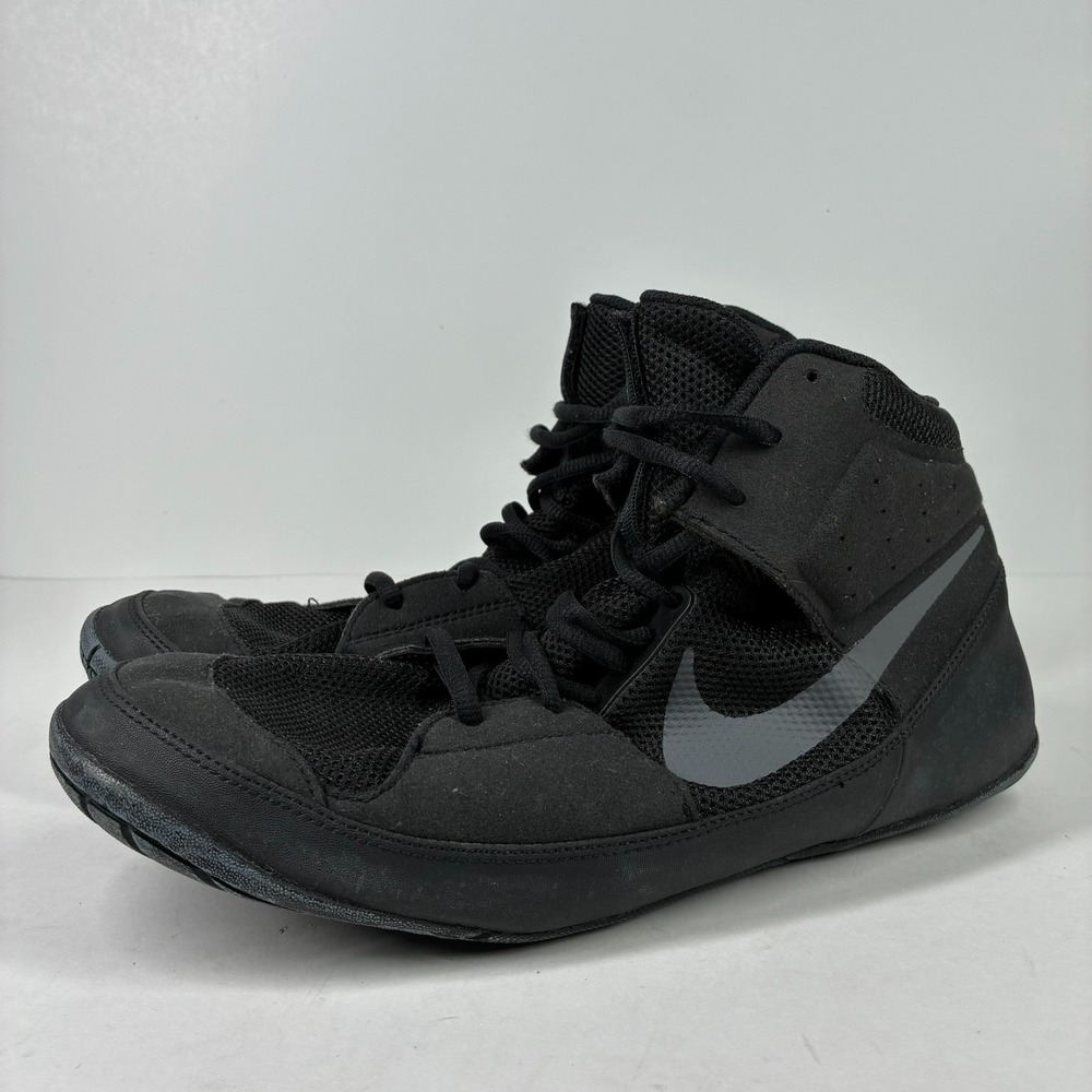 Nike Fury Men's US 11.5 Black Dark Gray Wrestling Boxing MMA Shoes AO2416-010
